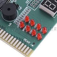 POST карта діагностики PCI-ISA зелена, фото 2