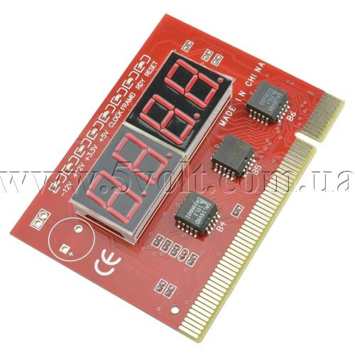 POST карта діагностики PCI червона, фото 1