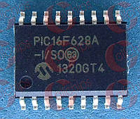 Микроконтроллер 8бит MICROCHIP PIC16F628A-I/SO SOP18