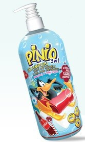 Дитячий шампунь-гель Pinio 3в1 з ароматом Cola 975 мл. (Польща)