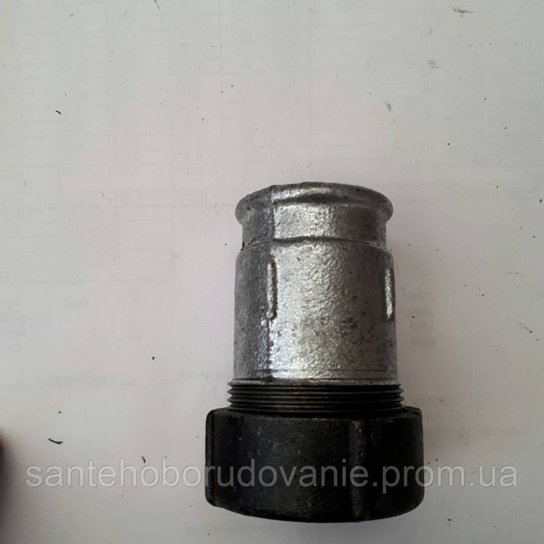Врізка на трубу 1"1/4 гебо з внутрішньою різьбою