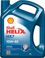 Моторное масло Shell Helix HX7 Diesel 10w40 4л CF A3/B4