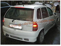 Спойлер зі стопом під фарбування на Opel Corsa B 1993-2000