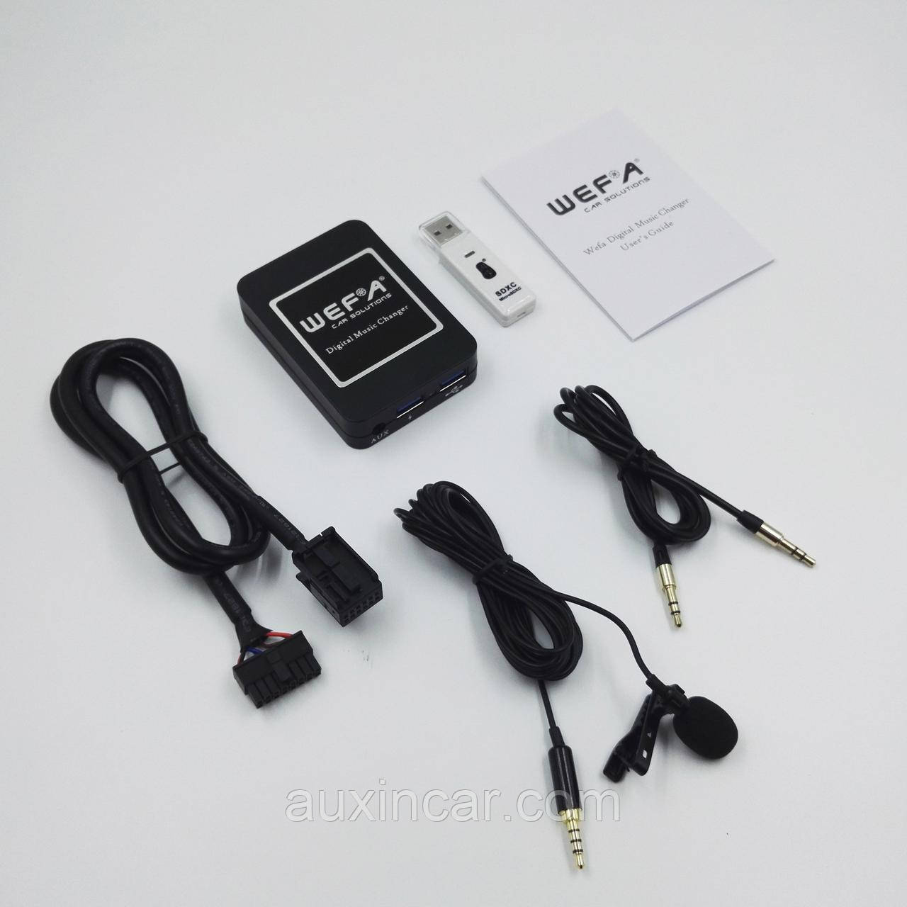 Емулятор сд чейнджера Wefa WF-606 Bluetooth/MP3/USB/AUX для RD4 Peugeot/Citroen rd4/ rt4/ rt5/ rt3/ rneg