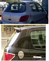 Спойлер без стопа під фарбування на Peugeot 307 2001-2008