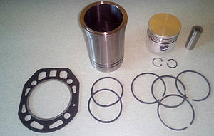 Циліндро-поршневий комплект гладкий R175 дизельного двигуна 175n
