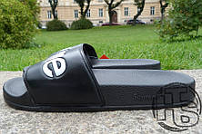 Чоловічі шльопанцы Supreme Slide Black, фото 3