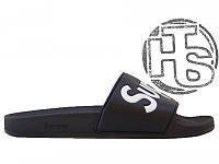 Мужские шлепанцы Supreme Slide Black