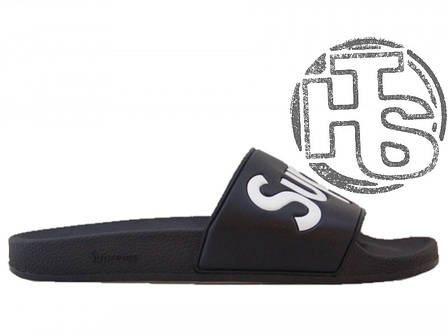Чоловічі шльопанцы Supreme Slide Black, фото 1