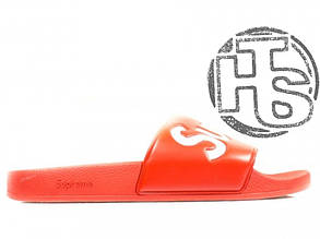Чоловічі шльопанцы Supreme Slide Red