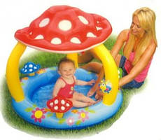 Дитячий надувний басейн Intex 57407 з навісом
