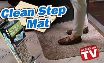 Всмоктуючий придверні килимок Clean Step Mat, фото 6