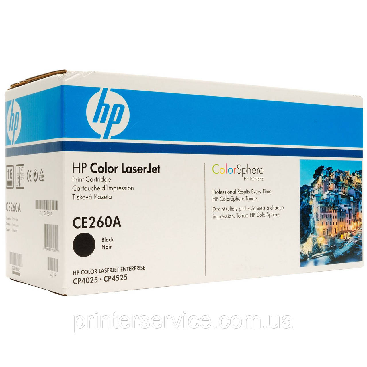 Картридж чорний HP CE260A (№647A) black для кольорових принтерів CLJ CP4025dn/ 4025n/ 4525dn/ 4525n/ 4525xh