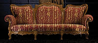Новый комплект мягкой мебели из Италии.Барокко Рококо "Tosca". Цена указанна в описании.