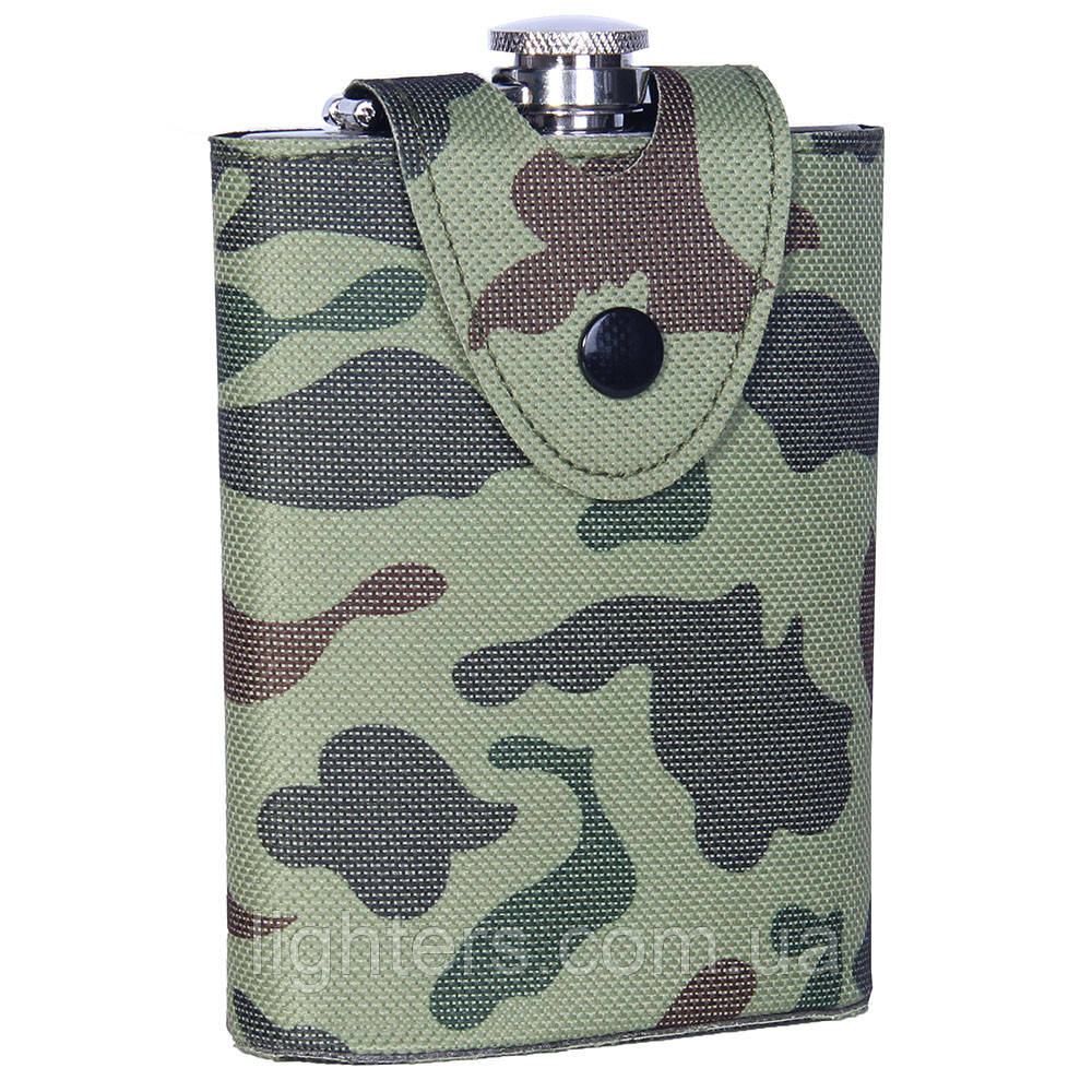 Армійська Фляга у камуфляжному чохлі., фото 1
