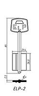 Заготовки ключів ELP-2