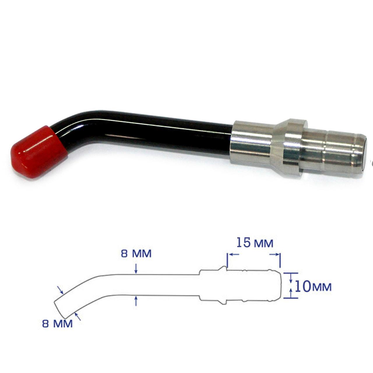 Световод к фотополимерной лампе с металической втулкой 10 x15 мм, диаметр 8 мм - фото 2 - id-p557057833