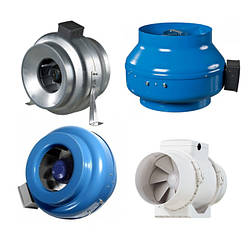 Вентилятори для круглих каналів