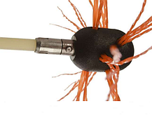 Роторний набір для чищення димоходу HANSA TORNADO (7 ручок), фото 2