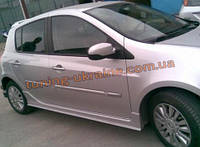 Накладки на пороги під фарбування на Renault Clio 3 2005-2012