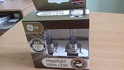 Megalight Ultra Н7 +130%  GE - на 130% більше світла (Угорщина) (ціна за дві лампи)