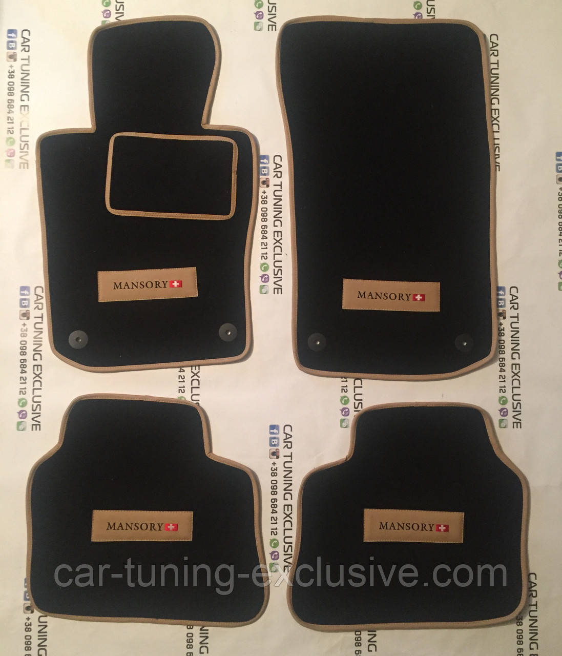 MANSORY floor mat set for Porsche Panamera