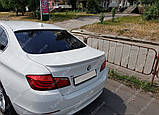 Задній спойлер Bmw 5 F10 (ліп спойлер на Бмв 5 Ф10), фото 2