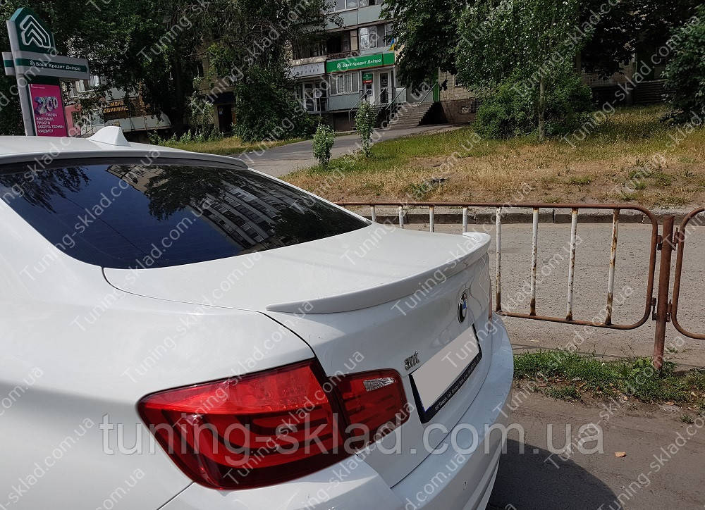 Задній спойлер Bmw 5 F10 (ліп спойлер на Бмв 5 Ф10), фото 1
