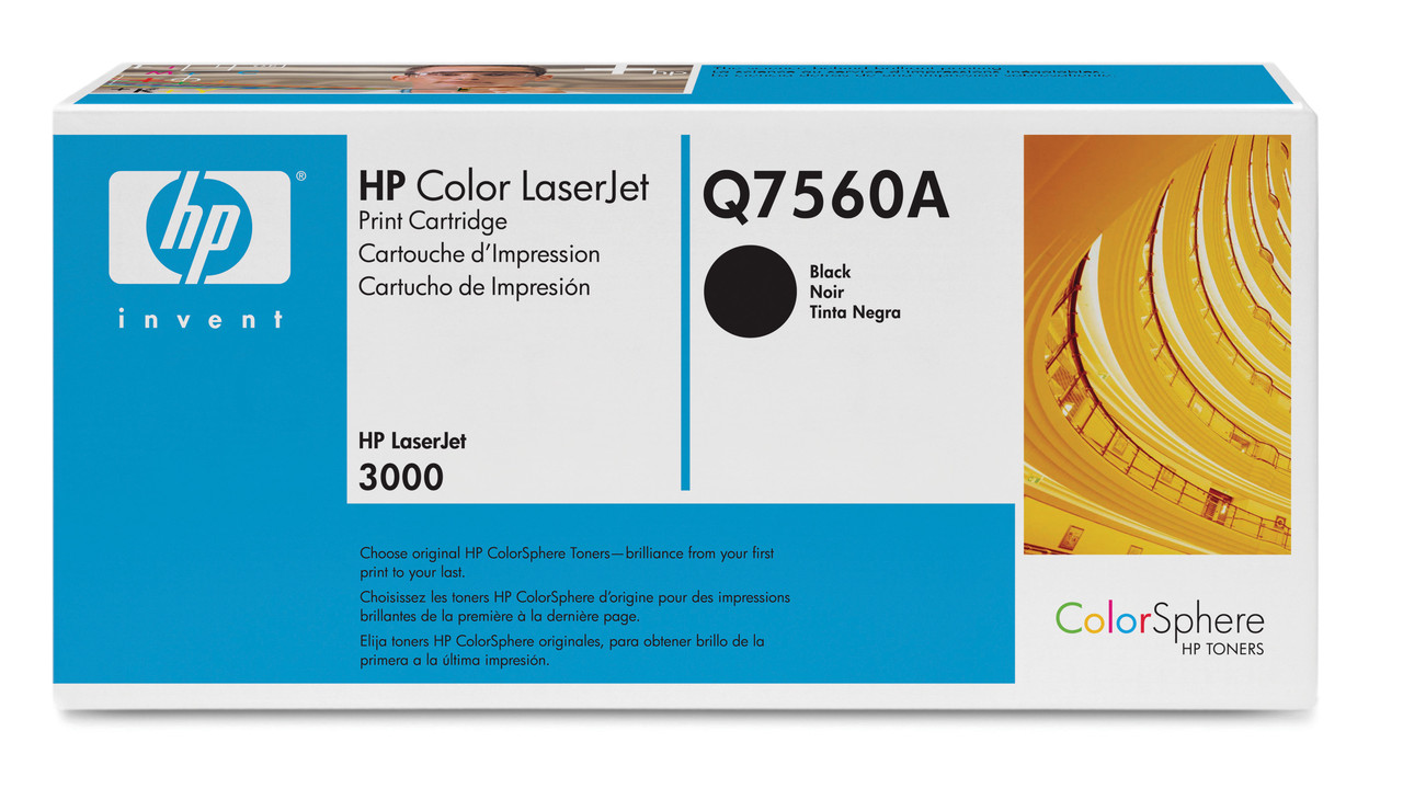 HP Q7560A (314A) black для Color LaserJet 2700/3000 series