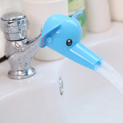 Насадка - подовжувач на кран Блакитний слон, фото 1