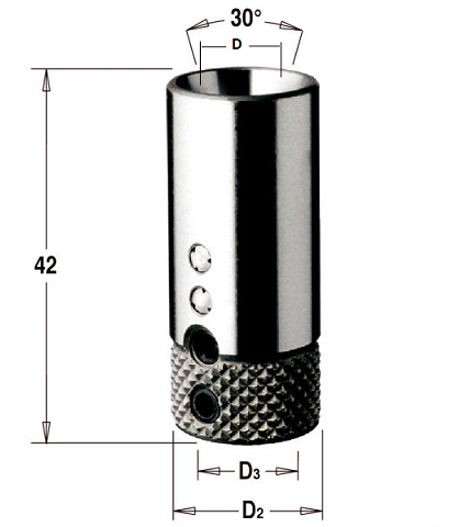 Патрон для свердлильно-присадкових верстатів L = 42 мм, D = 18 мм 