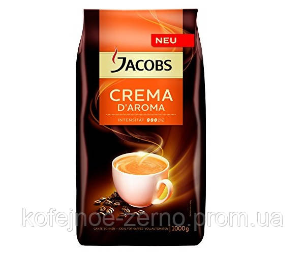 Кофе Jacobs Crema d'Aroma зерно 1 кг