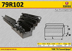Ящик для інструменту 7 секцій, TOPEX 79R102