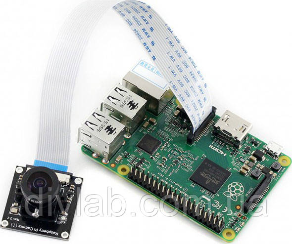 Ширококутна камера Camera (I) для Raspberry Pi (170град, 5мп, OV5647,1080P)