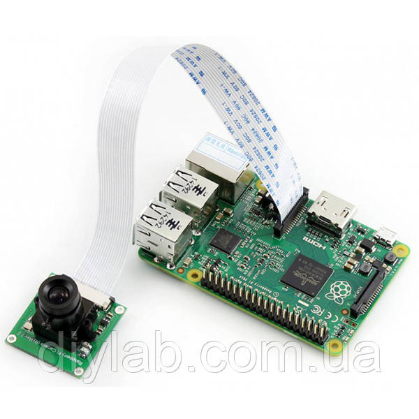 Камера Camera (B) з регульованим фокусом для Raspberry Pi (5мп, OV5647,1080P)