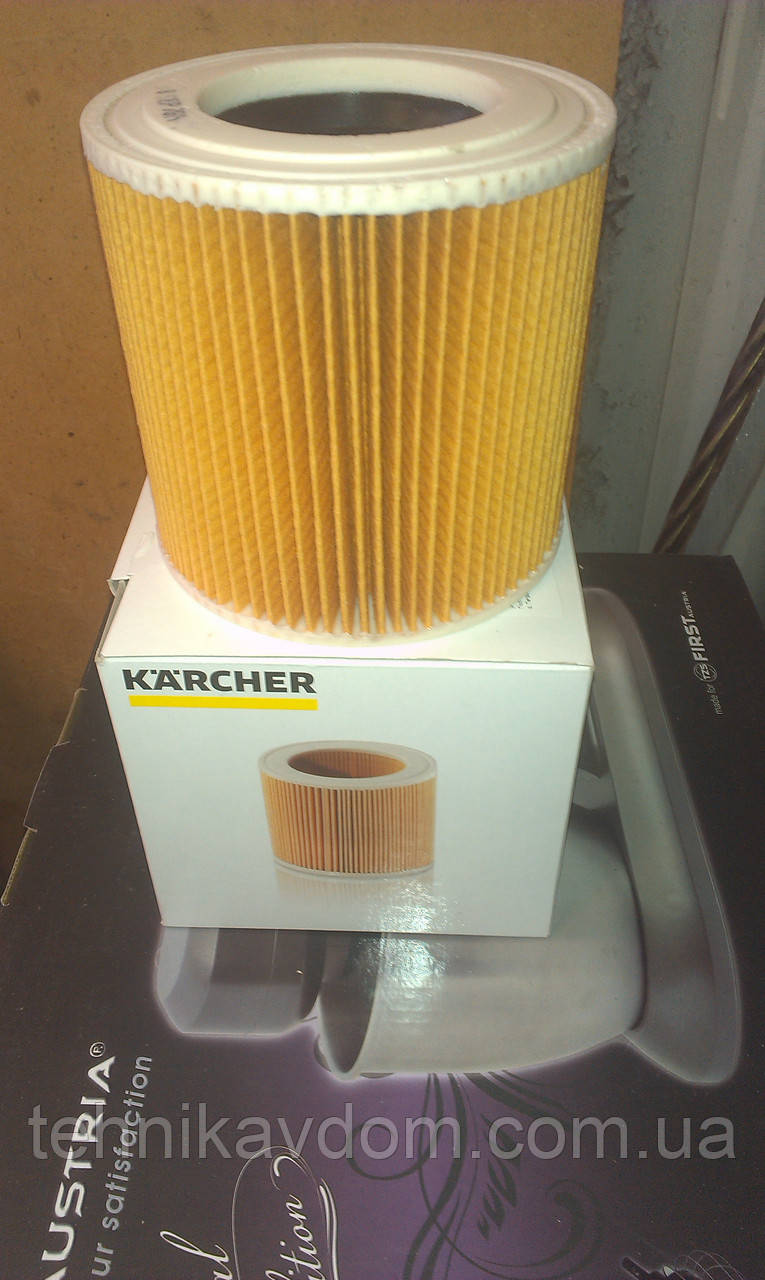 Патронний фільтр для пилососа Karcher WD 2 HOME для сухого та вологого прибирання