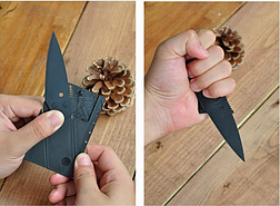 Ніж — кредитка cardsharp, супер гострий, неймовірно легкий, фото 3