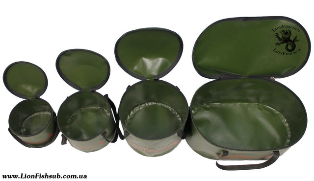 Складное, Герметичное Ведро для Замешивания Рыболовного Корма от производителя LionFish.sub