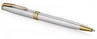 Шариковая ручка Parker SONNET 17 Stainless Steel GT BP металлическая с позолотой 84 932