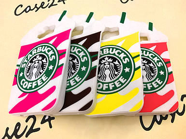 Гумовий 3D чохол для Samsung Galaxy Core Prime G360 / G361H Starbucks (4 кольори)