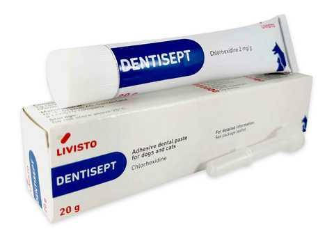 

Дентисепт зубная паста для собак и котов, 20 г, Ливисто Dentisept