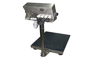 Товарні підлогові ваги ЗЕВСTM неіржавкого виконання A12ESS до 600 кг (600х800 мм), фото 2