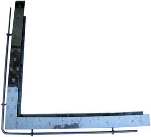 Кутник пічний НЕРЖАВІЙКА 750*730 мм, фото 1