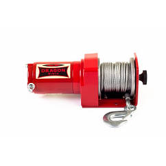 Лебідка для квадроцикла зі сталевим тросом Dragon Winch DWM 2000 ST, 12V