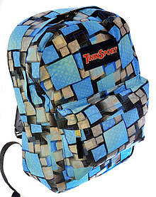 Рюкзак з кишенею Об'ємні квадрати 6112