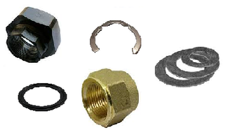 Накидні гайки і комплектуючі під вальцювання