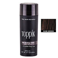 Кератиновый загуститель для волос Toppik (27,5 грамм, Dark brown)