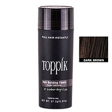 Кератиновий загущувач для волосся Toppik (27,5 грамів, Dark brown)