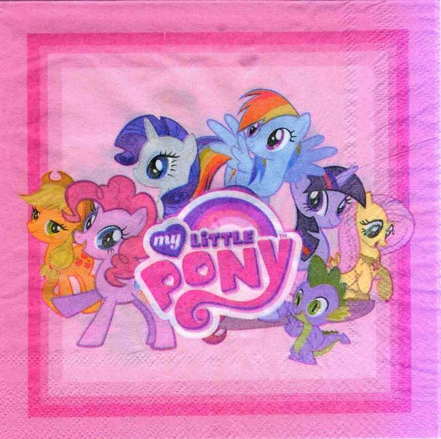 Серветки паперові "Little Pony" 15 шт
