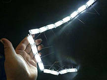 New ДХО з поворотами Crystal LED DRL + Flowing Turning Light ЯРЧЕ на 80%, фото 4